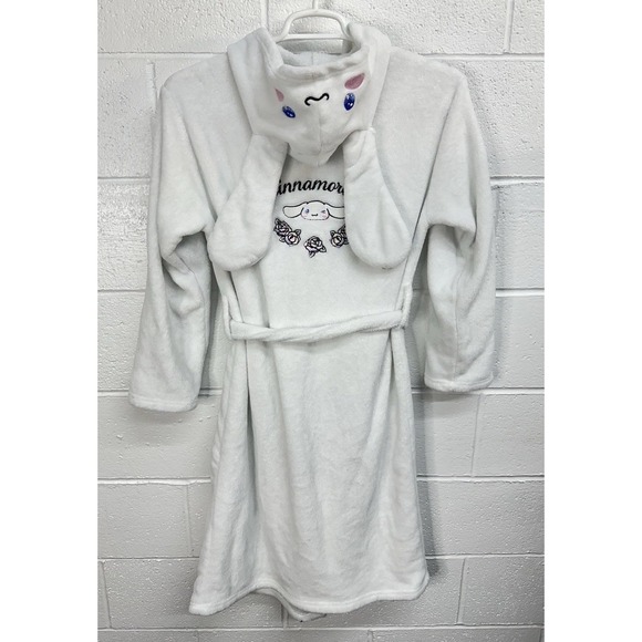 Forever 21 Hello Kitty Cinnamoroll Ears Hooded Embroidered Bath Robe / Small - Picture 5 of 7
